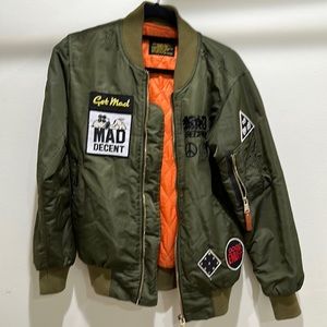 Mad Decent Green Bomber Jacket